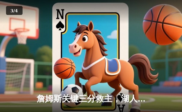 詹姆斯关键三分救主，湖人加时险胜勇士赢得季后赛开门红 - 3